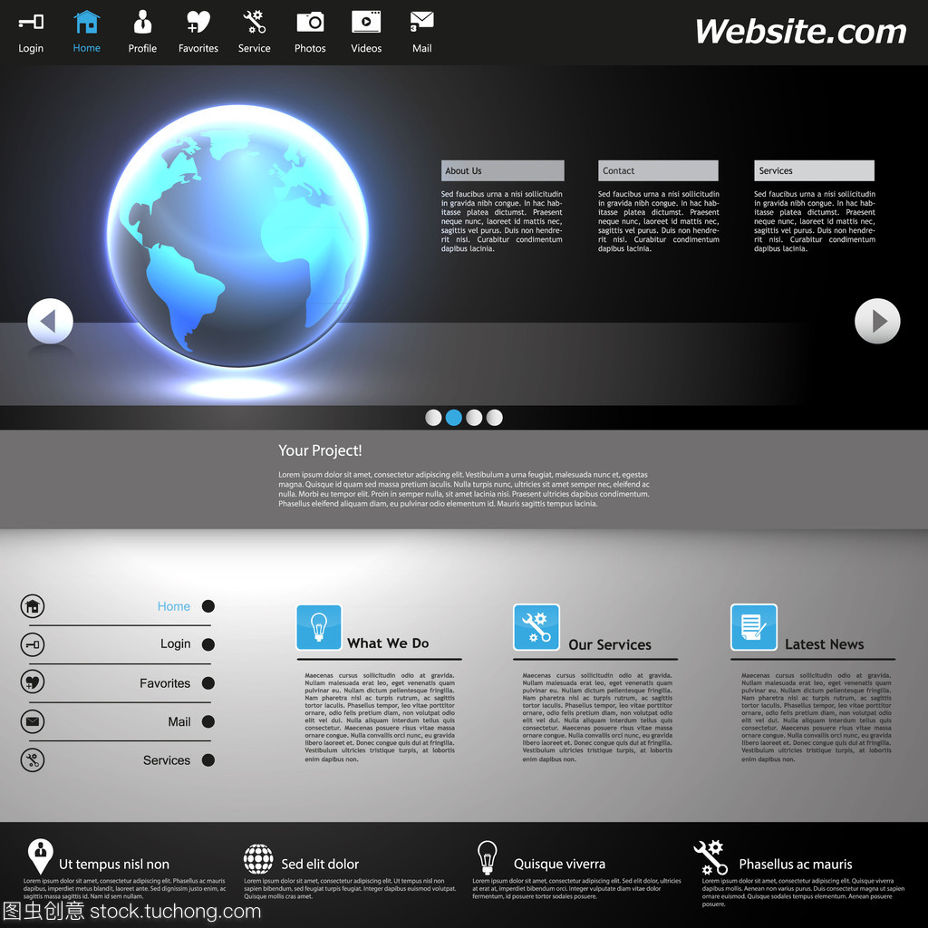 現(xiàn)代商務網(wǎng)站模板的設計思路與實現(xiàn)
